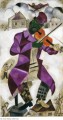 El violinista verde contemporáneo Marc Chagall